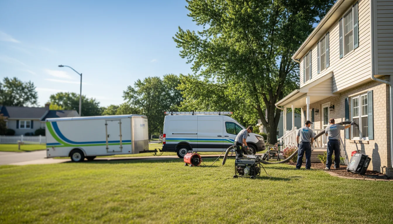 Flooded Basement Restoration And Cleanup With Repair in Arcadia, KS near me
